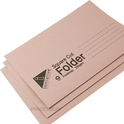 Image of [50 Pack] Buff Foolscap 250gsm Square Cut Folders