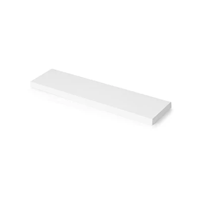 Image of Emuca Table Shelf Shelves, 600x200 (23,62x7,87 inch) White Painted, Wood