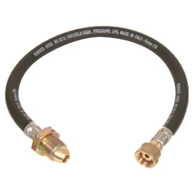 Image of Propane 0.5m Pigtail Hose Pipe LPG Calor Gas Changeover Caravan Motorhome M20