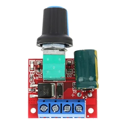 Image of DC Motor Speed Controller 5V 28V 5A Switch Volt Regulator LED Dimmer