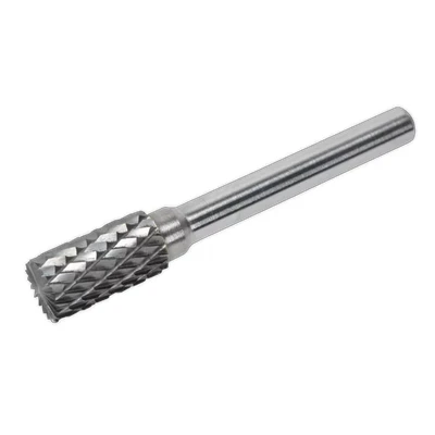 Image of Sealey Tungsten Carbide Rotary Burr Cylindrical Front End Cut Ø10mm