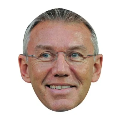 Image of FoxyPrinting Nigel Adkins Celebrity Cardboard Party Face Mask Fancy Dress