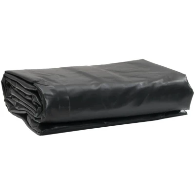 Image of vidaXL Tarpaulin Black 2.5x4.5 m 650 g/m²