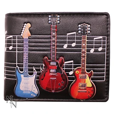 Image of Nemesis Now C1951F6 Electric Guitars Wallet 10cm Black, PU, 11cm