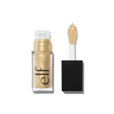Image of e.l.f. Glow Reviver Lip Oil Glimmer, Nourishing Tinted For A High Shine Finish, Infused With Jojoba Oil, Vegan &amp; Cruelty Free, Citrine Gleam