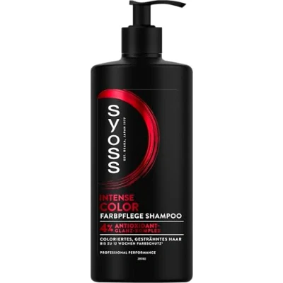 Image of Syoss Shampoo Color (440 ml), Hair for Coloured, Highlighted and Dyed Hair, Protects Up to 12 Weeks from Fading, Vegan Formula with Tsubaki Flower