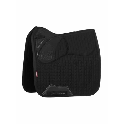 Image of LeMieux ProSorb Plain 2 Pocket Dressage Large Square Black