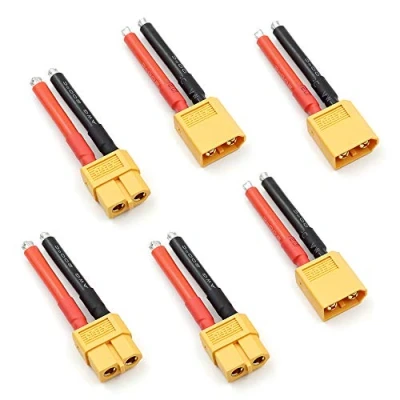Image of 3 Pairs XT60 Plug female and male Connector with 12AWG Silicon Wire for RC Lipo battery Cable Drone