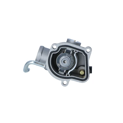 Image of 6122000015, 6122030275, A6122000015, A6122030275 Engine thermostat NRF 725258 87C with sensor, seal ring housing