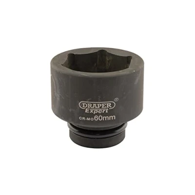 Image of Draper Expert HI TORQ� 6 Point Impact Socket, 1&quot; Sq. Dr., 60mm
