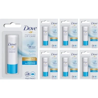 Image of Dove Lip Balm Nourishing Lipcare 4.8 g Hydrating Care (Pack of 6)