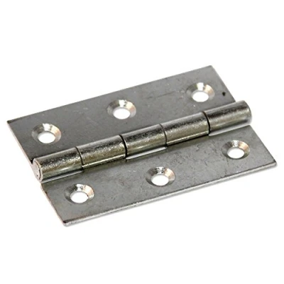 Image of Merriway BH03832 (2 Pcs) Self Colour Steel Butt Hinge, 100 mm (4 inch) Pack of 2 Pieces