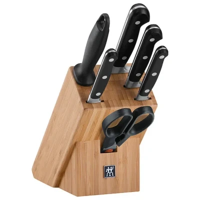 Image of Zwilling J A Henckels Professional S 7 Piece Bamboo Knife Block Set