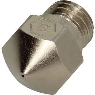 Image of BROZZL High End MK10 Nozzle Plated Copper 0.6 mm Diameter for Wanhao Duplicator, Flashforge Creator Pro, Qidi Tech I UVM.