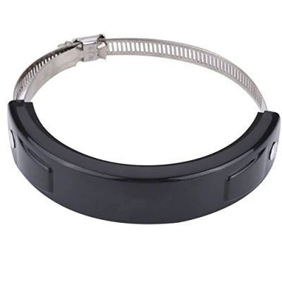 Image of Qiilu 100mm 140mm Universal Motorcycle Racing Bike Round Exhaust Can Protector Guard Cover