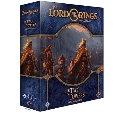 Image of Fantasy Flight Games The Lord of Rings LCG: Two Towers Saga Expansion Card Game Ages 14+ 1 4 Players 30 Minutes Playing Time