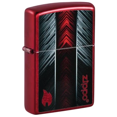 Image of ZIPPO Petrol Lighter 60006143 Red and Grey