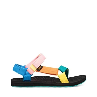 Image of Teva Women&#039;s Original Universal Open Toe Sandals, Multicolour (90s Multi SMU), 5 UK (38 EU)