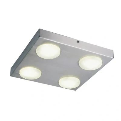 Image of Kyoto 4 Light Flush Ceiling Aluminum