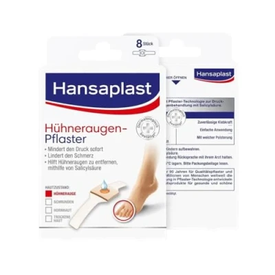 Image of Hansaplast Set of 8 Corn Plasters with Salicylic Acid