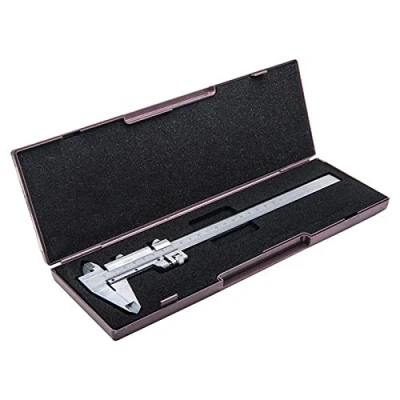 Image of Dial Vernier Caliper MASO 150 mm/ 6 inch Shockproof,Stainless Steel, Inch/Metric, For Depth/Inside/Outside/Step Measurements