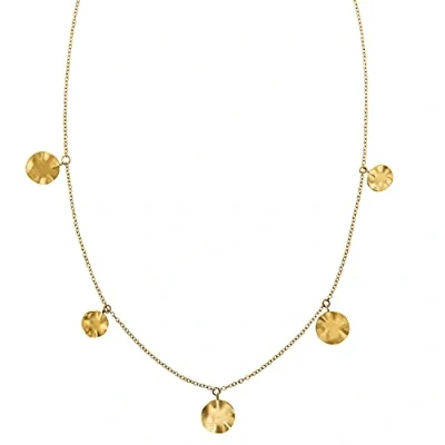 Image of NOELANI chain with pendant stainless steel ladies necklace, 40+5 cm, gold, Comes in jewelry gift box, 2032738