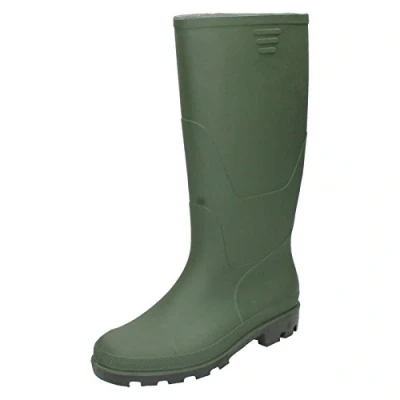Image of Mens Spot On Wellington Boot Green UK Size 8 EU 42