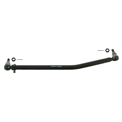 Image of 81467106436, 81467106437, 81467106455 Centre Rod Assembly FEBI BILSTEIN 23692 Front Axle Push with castellated nut and split pins BMTS Turbo NEW