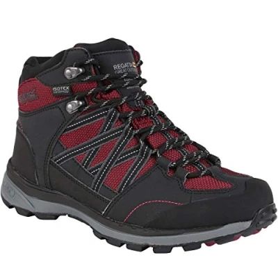 Image of Regatta Women&#039;s Breathable Samaris II Waterproof Mid Walking Boots Beetroot Ash, Size: UK 4