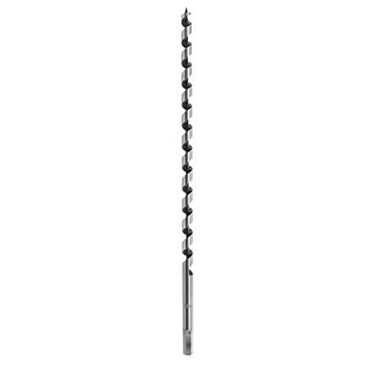 Image of QWORK® Wood Auger Drill Bits, 12mm x 400mm, Cuts Shallow and Deep Holes in Wood, 1 Piece