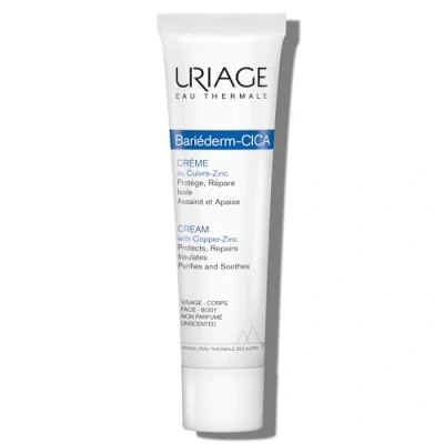 Image of Uriage Bariederm Insulating Repairing Cica Cream 40 ml Multi Purpose (Minors Cuts, burns) Healing For Damaged Skin With Copper Zinc &amp; D Panthenol Face Body Fragrance Free