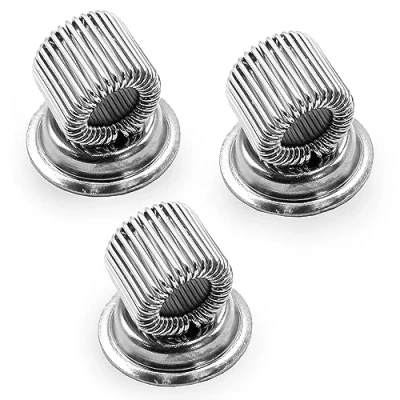 Image of Magentic Single Pen Holder Clip, perfect for Office or Home Use Pack of 3 Silver