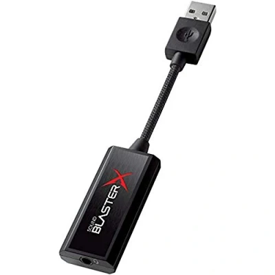 Image of Creative Sound BlasterX G1 7.1 24 Bit/96 KHz HD Portable Gaming USB DAC Card with Headphone Amplifier Black