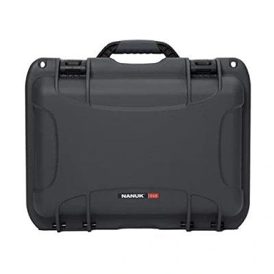 Image of Nanuk 918 Waterproof Hard Carrying Case with Pick and Pluck Foam Insert Polypropylene Graphite