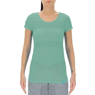 Image of UYN O101987 Natural Training OW Short SL_ T Shirt Women&#039;s Green Bay XL