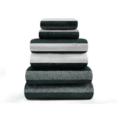 Image of GC GAVENO CAVAILIA Large Bath Sheet Towels 2 Pack 100% Egyptian Cotton Bathroom Towel Set Highly Water Absorbent &amp; Quick Dry Extra Easycare Durable Green