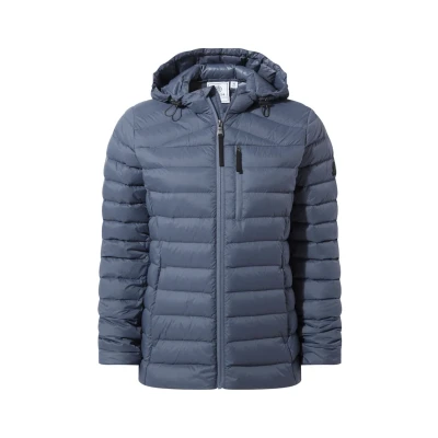 Image of TOG24 North Womens Hooded Duck Down Jacket Padded Quilted Puffer Ultra Warm, 800 Fill Power Natural Filling Transforms Into Travel Pillow Durable With Flattering Fit