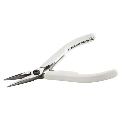 Image of Lindstrom Supreme Long Snipe Nose Smooth Jaw Pliers 132mm