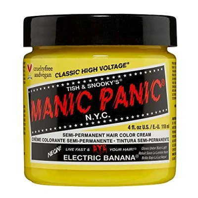 Image of Manic Panic High Voltage Classic Cream Formula, Electric Banana, 0.118 kg, 612600110128