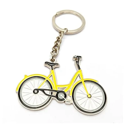 Image of ARFUKA Keyring Bicycle Pendant Keychain Metal Key Ring Charm Jewellery Christmas Birthday Gift Keyrings Chain Holder for Men and Women