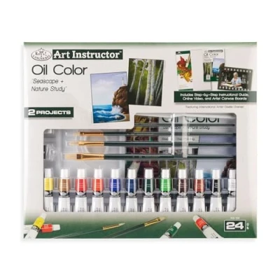 Image of Royal &amp; Langnickel Art Instructor Oil Paint Set