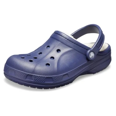 Image of Crocs Unisex Ralen Lined Clog, Nautical Navy/Oatmeal, 3 UK