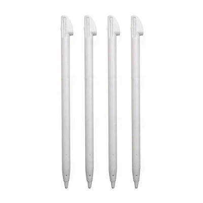 Image of 4x White Replacement Stylus Touch Screen Pens, Compatible with Nintendo 3DS XL (Older version)