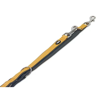 Image of Nobby Classic Preno Training Leash, 200 cm/25 35 mm, Orange/Gray