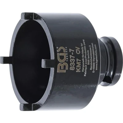 Image of BGS 8337 7 Groove Nut Socket external tooth KM7