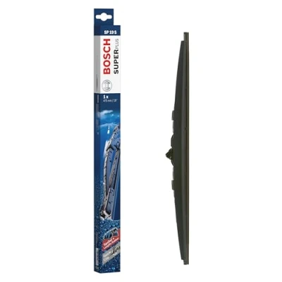 Image of Bosch Wiper Blade Super Plus Spoiler SP19S, Length: 475mm − Single Front Blades