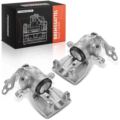 Image of Frankberg 2X Brake Caliper Rear axle Compatible with Focus II DA 2008 2010 Galaxy S Max WA6 2006 2015 Mondeo IV BA7 2007 Replace# 1738990