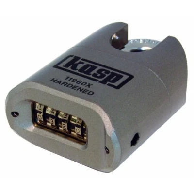 Image of Kasp K11960XD Combination Padlock, Grey, Closed Shackle