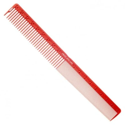 Image of Head Jog Ultem Plastic Hair Combs (U43 Giant Cutting Comb) Professional Salon &amp; Barber Shop Sectioning for Women Men. High Strength Thermal Resistant Fine Tooth Comb Range.