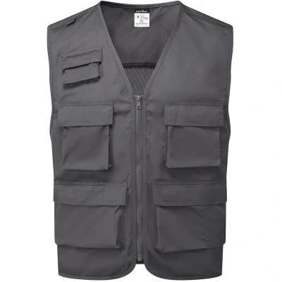 Image of Portwest Work Vest Metal Grey Large